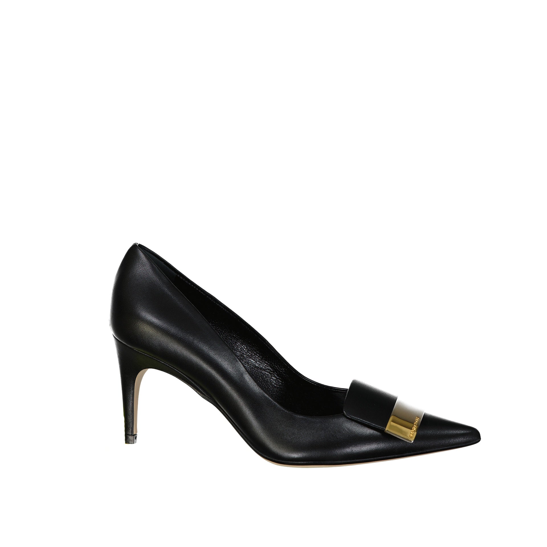 SERGIO ROSSI Sophisticated Leather Pumps with 7 cm Heel