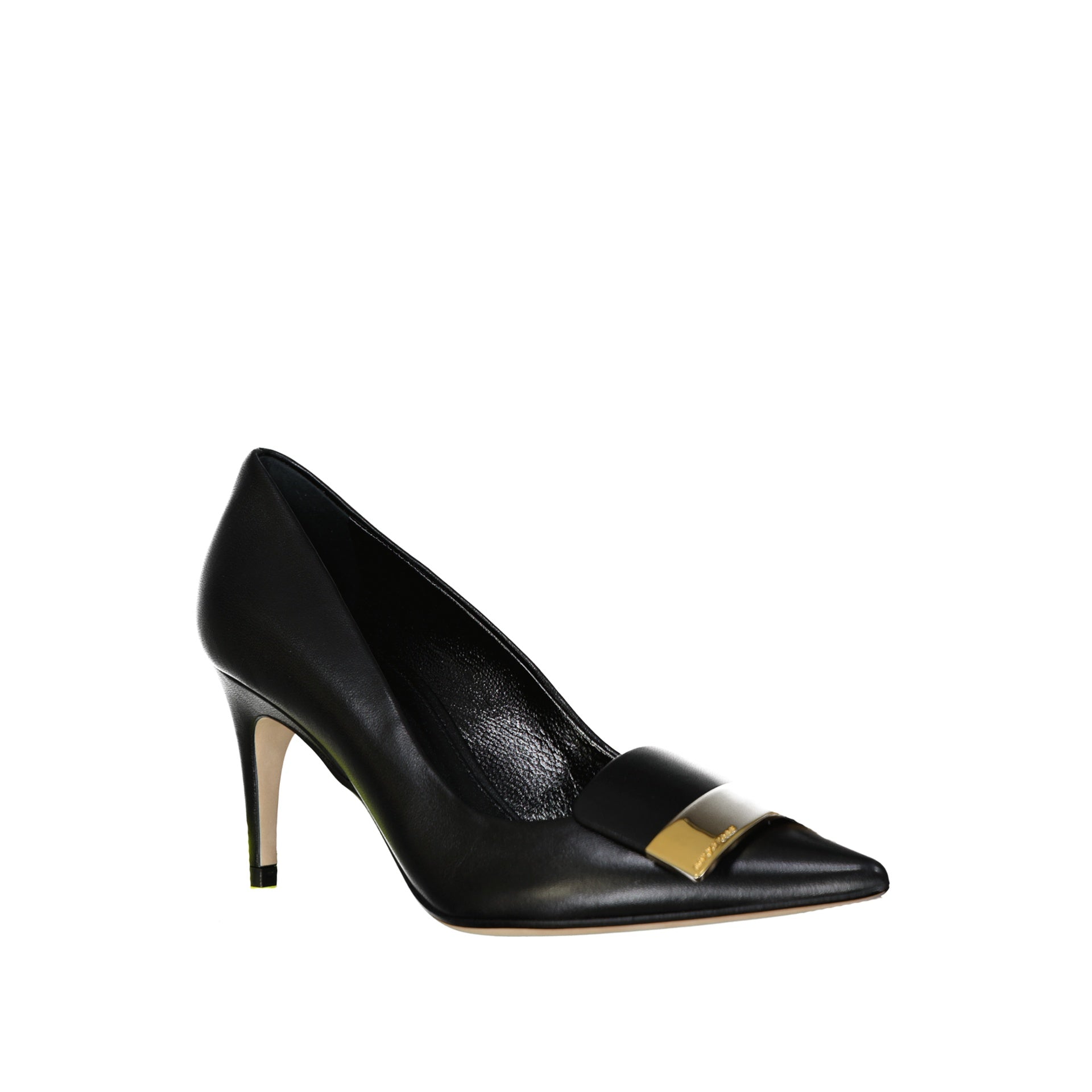 SERGIO ROSSI Sophisticated Leather Pumps with 7 cm Heel