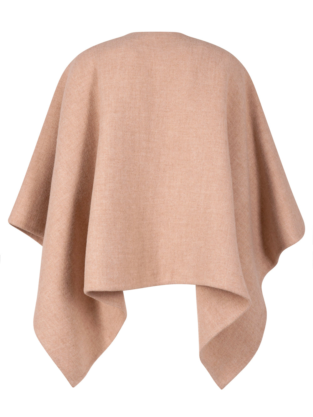 MAX MARA Elegant Wool Cape with Brooch