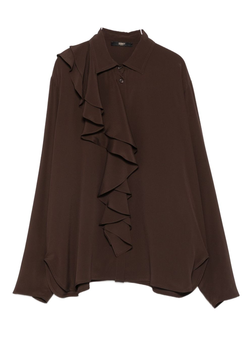 SEVENTY SERGIO TEGON Elegance in Acetate-Silk Blend Shirt