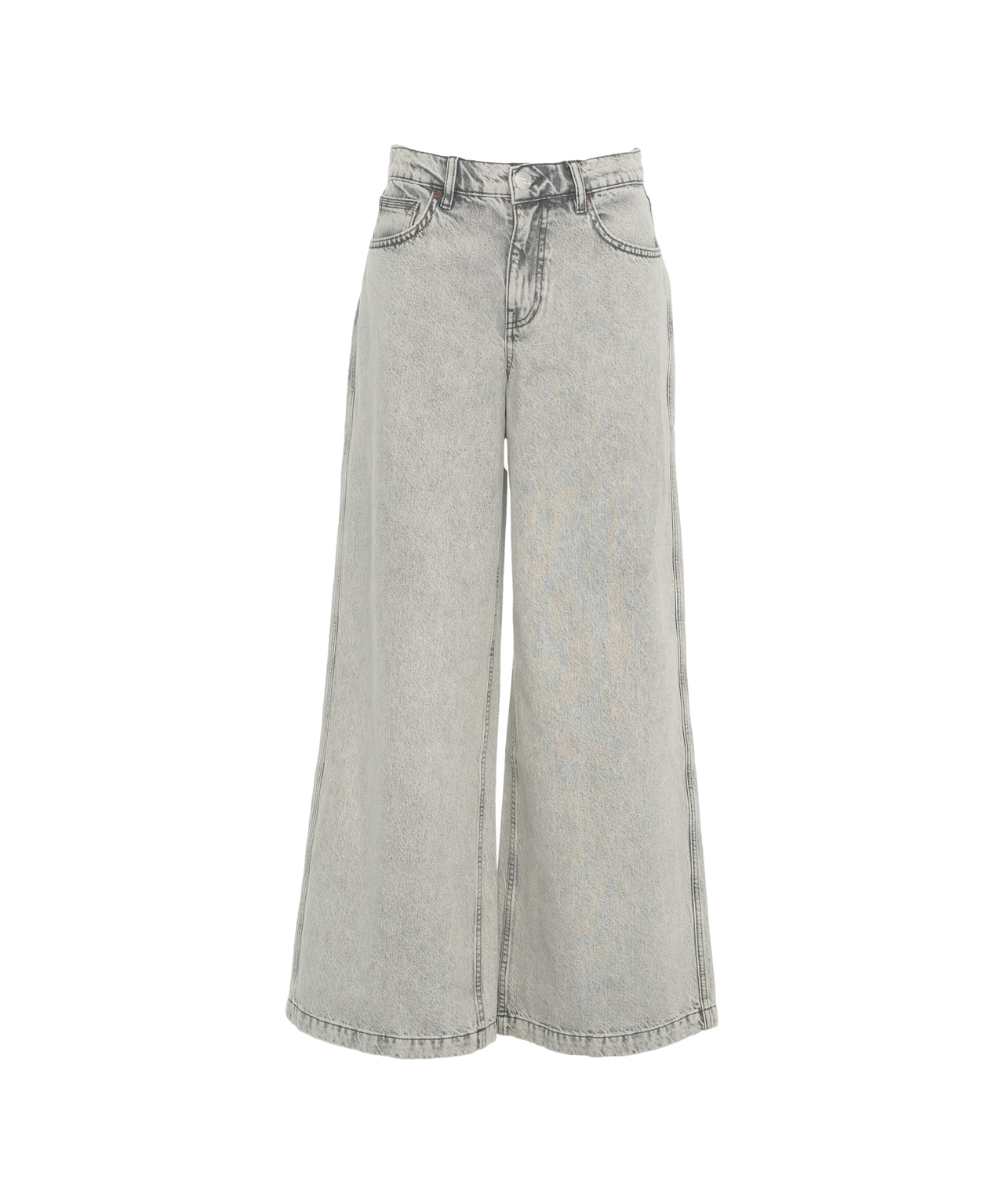 SEVENTY + MOCHI Wide Leg Jeans 'Silver Lining'