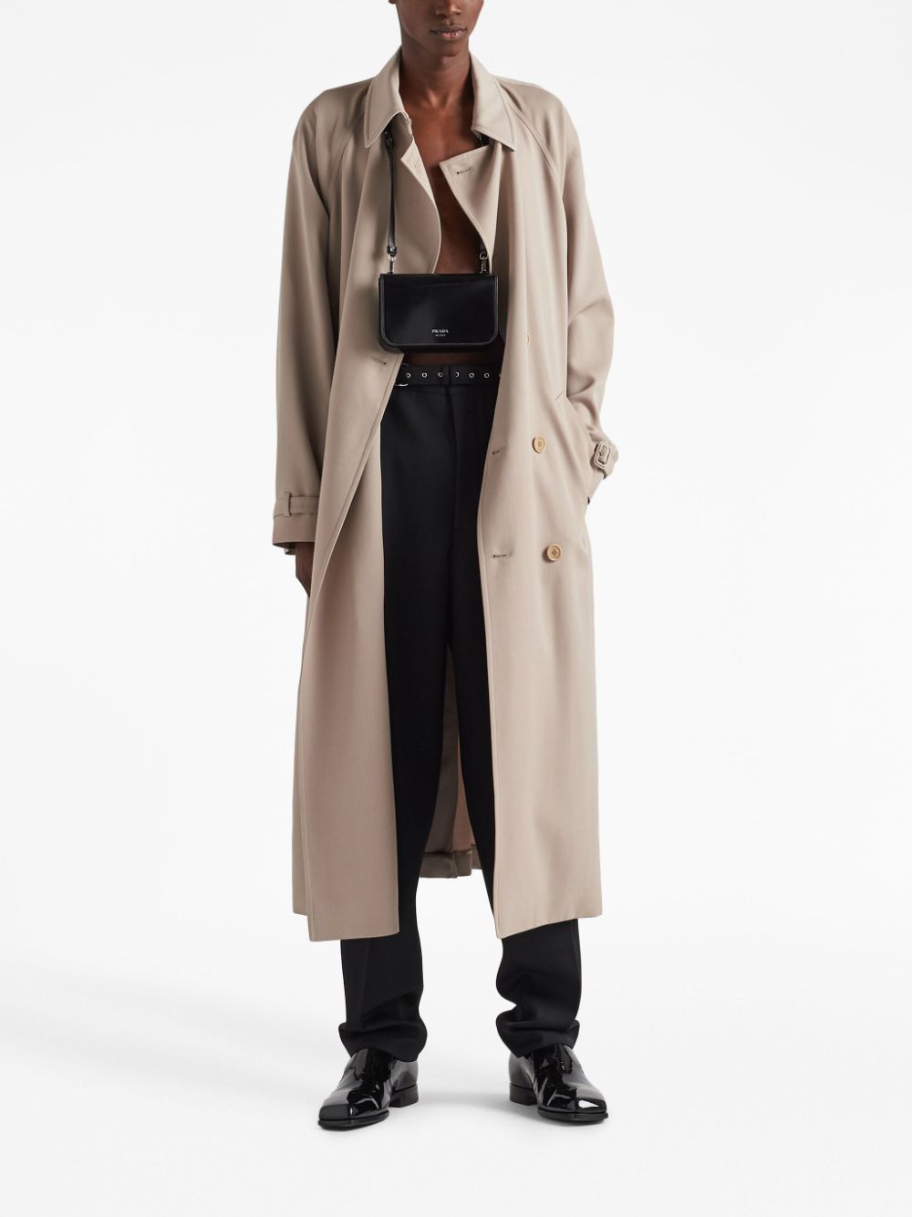PRADA Gabardine Trench Jacket for Men - SS24