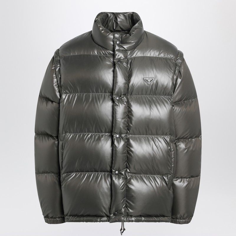 PRADA Camouflage Re-Nylon Down Jacket - Oversized Fit