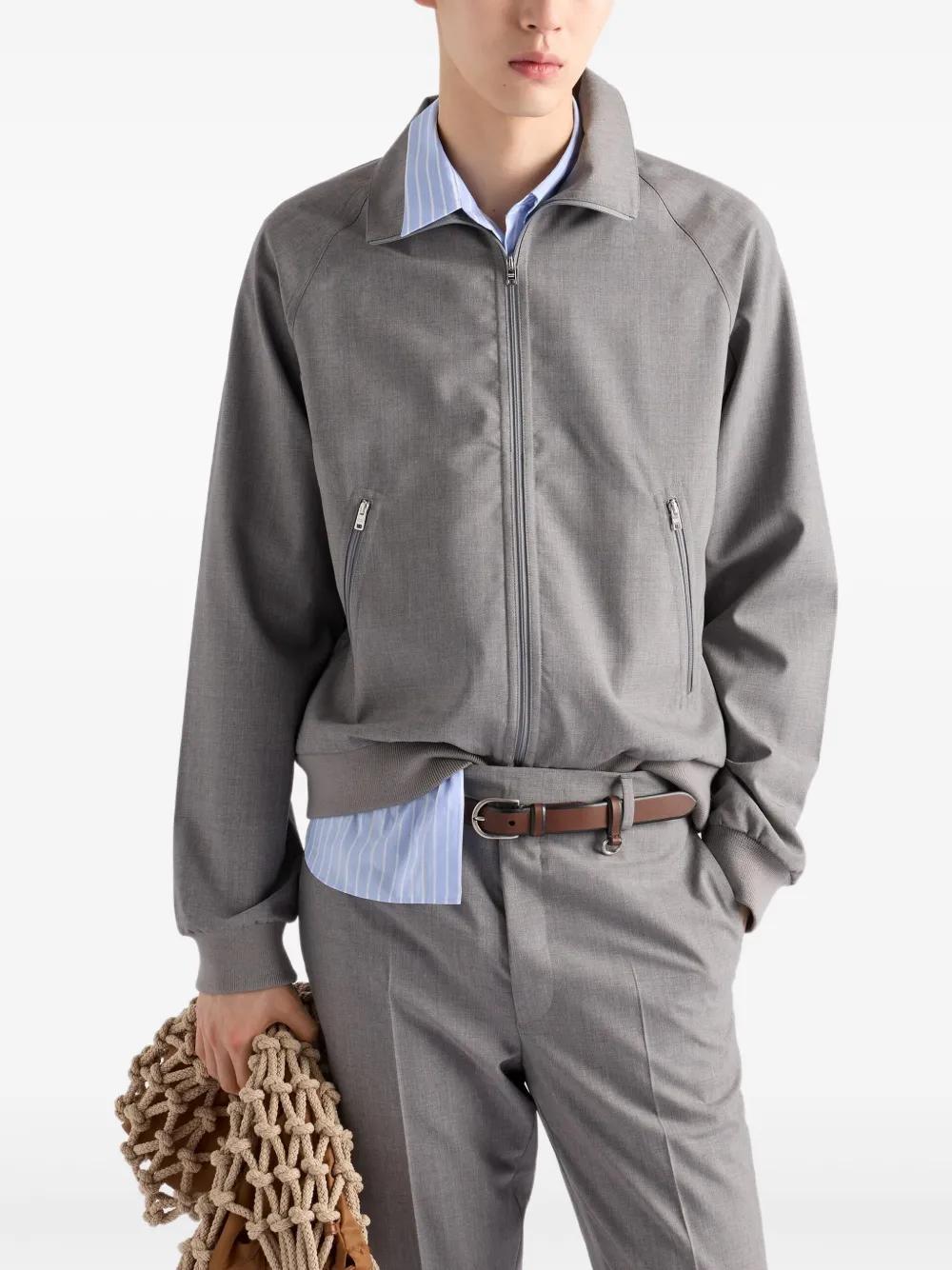 PRADA Men's Wool Jacket FW25 Collection