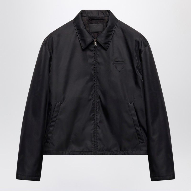 PRADA Zip-Up Re-Nylon Jacket for Men - FW25