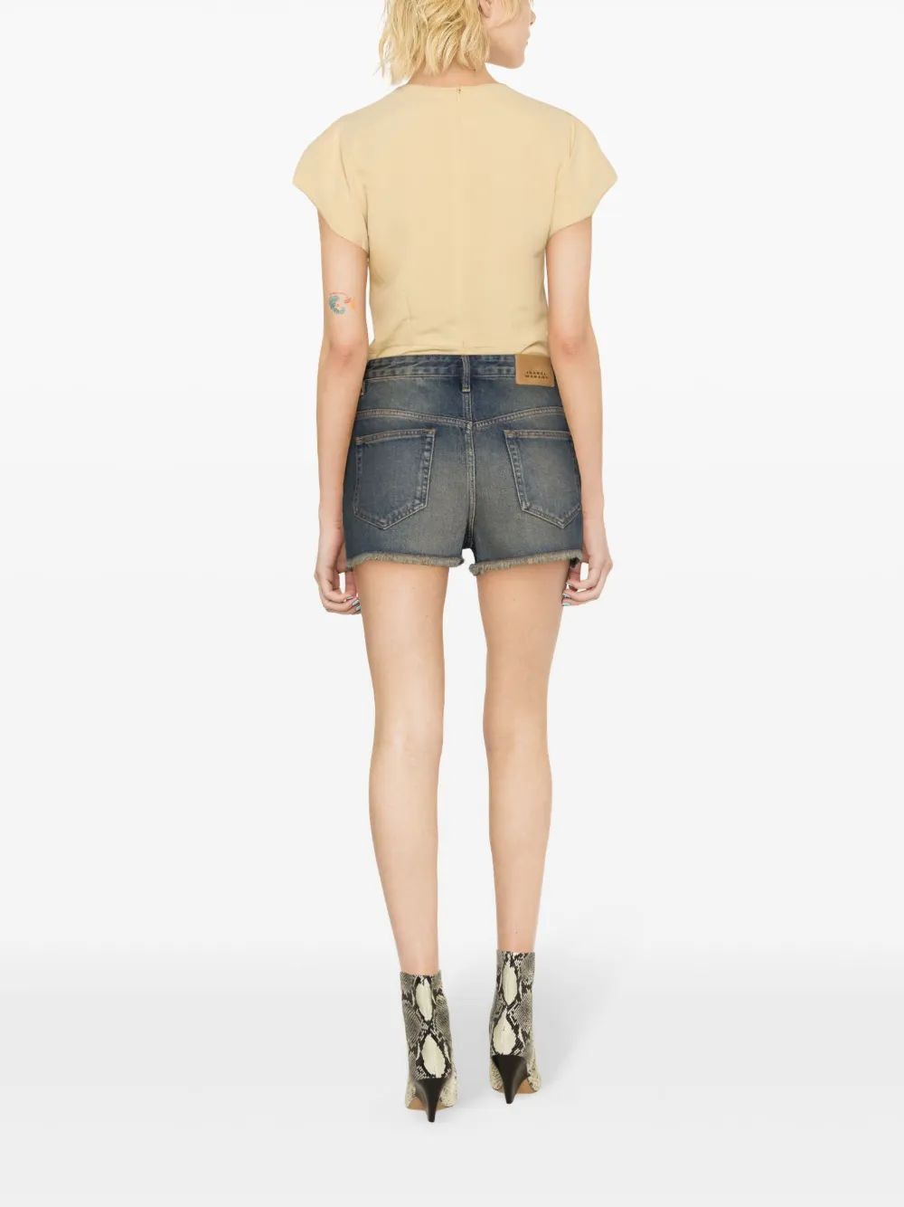 ISABEL MARANT Mini High-Waisted Denim Shorts for Women