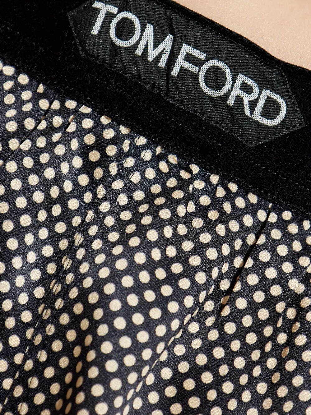TOM FORD Polka Dot Silk PJ Shorts