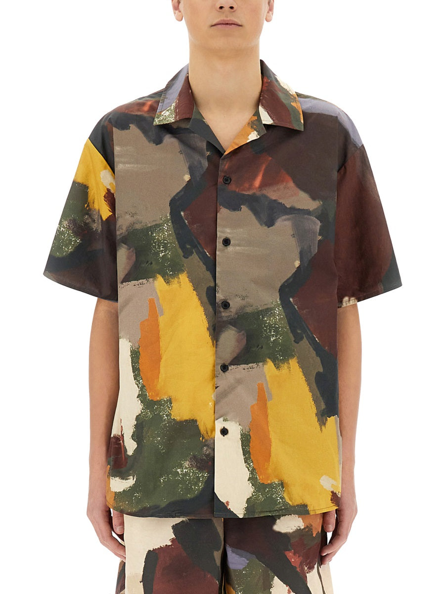 JW ANDERSON Abstract Print Shirt - Size 48 IT