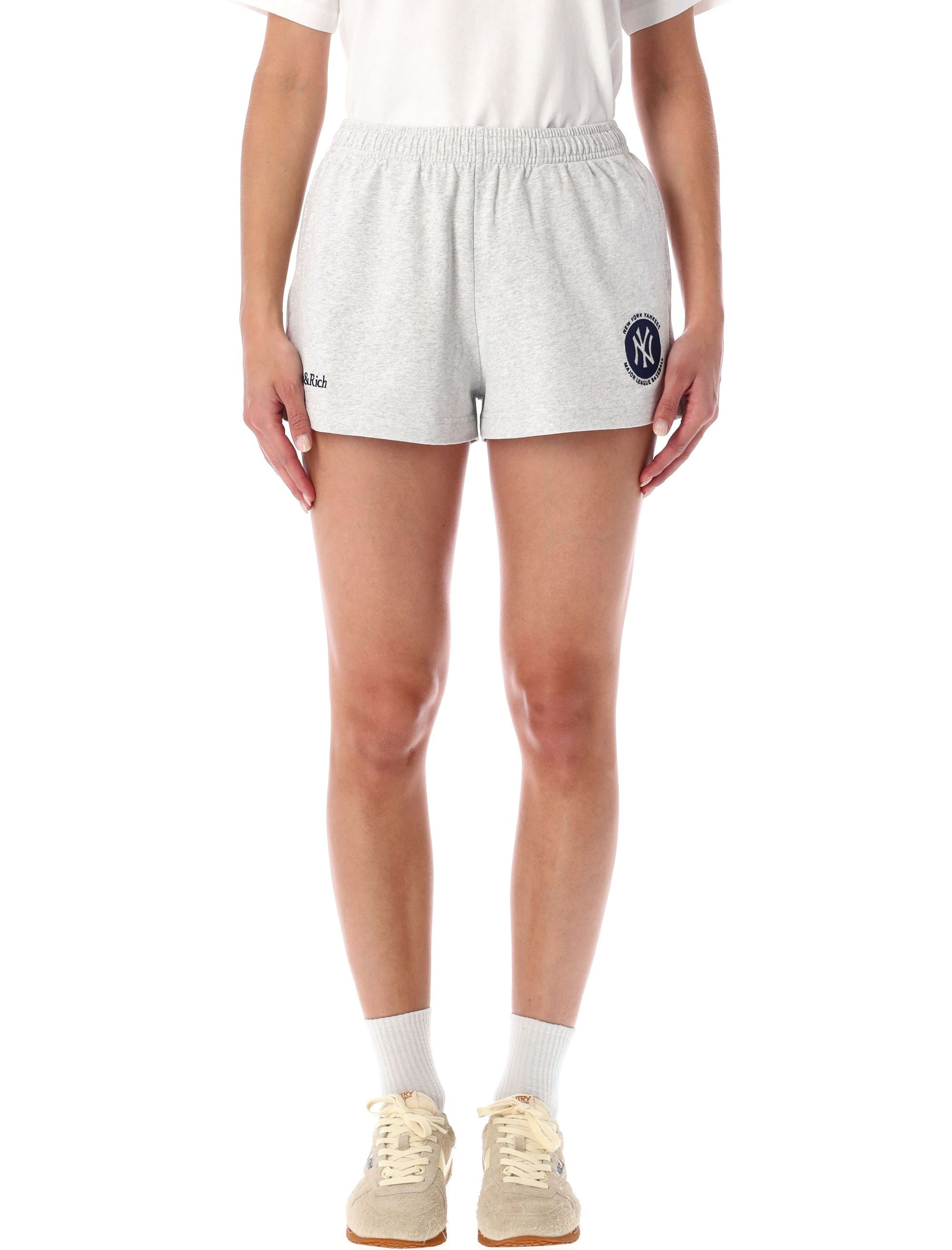 SPORTY & RICH Major League Mini Disco Shorts