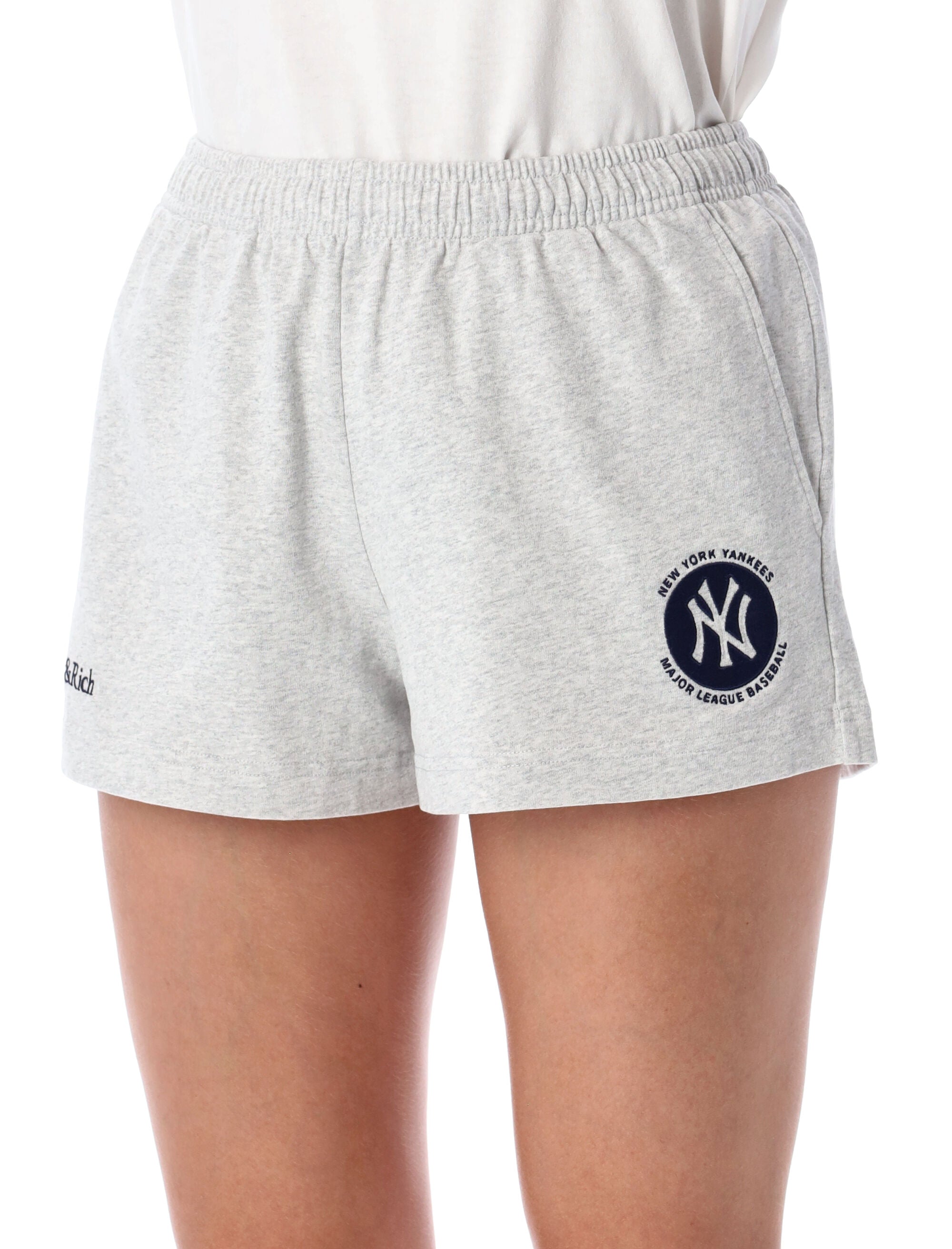 SPORTY & RICH Major League Mini Disco Shorts