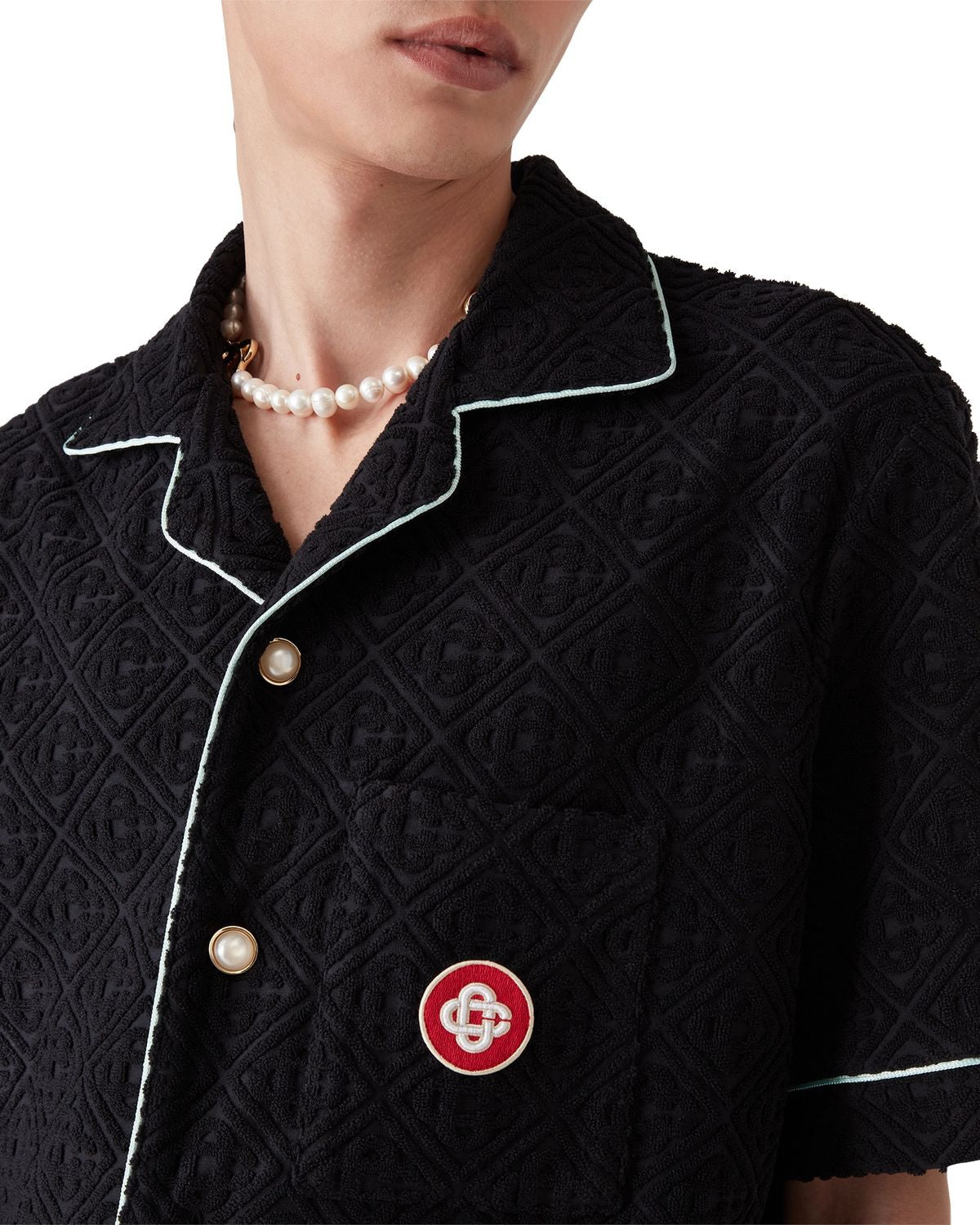 CASABLANCA Towel Monogram Shirt