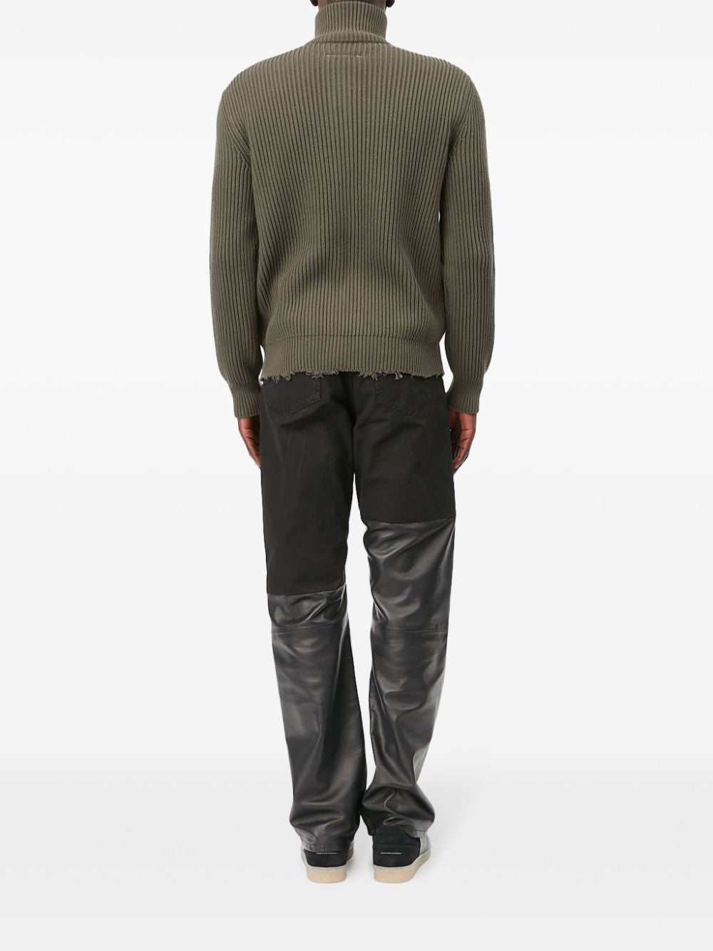 MM6 MAISON MARGIELA Ribbed Zip-Up Cotton Jacket for Men - FW24 Collection