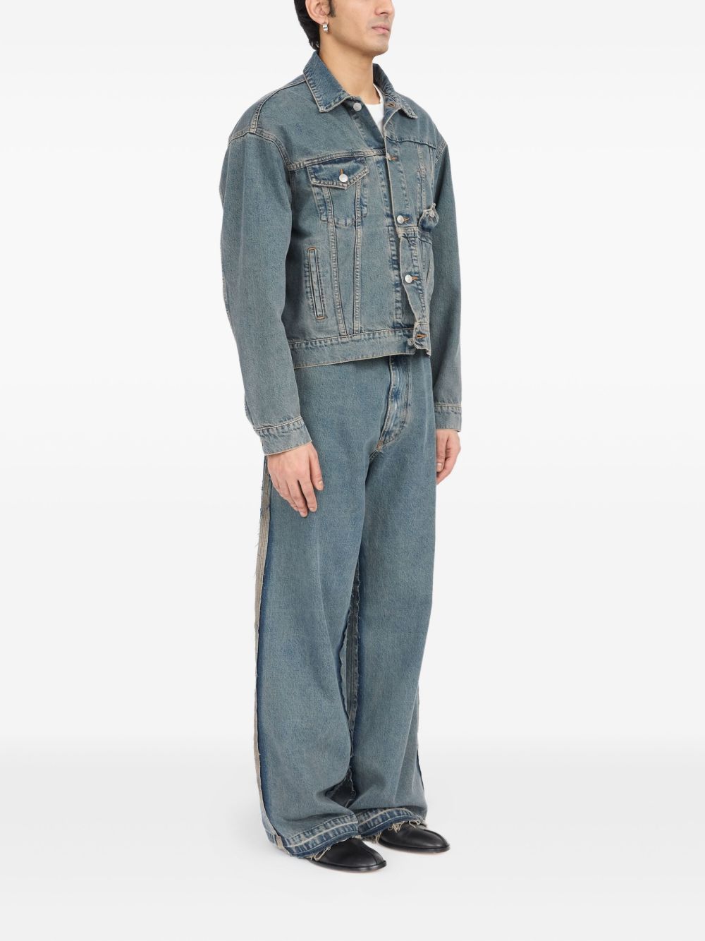 MM6 MAISON MARGIELA Classic Denim Cotton Jacket for Men