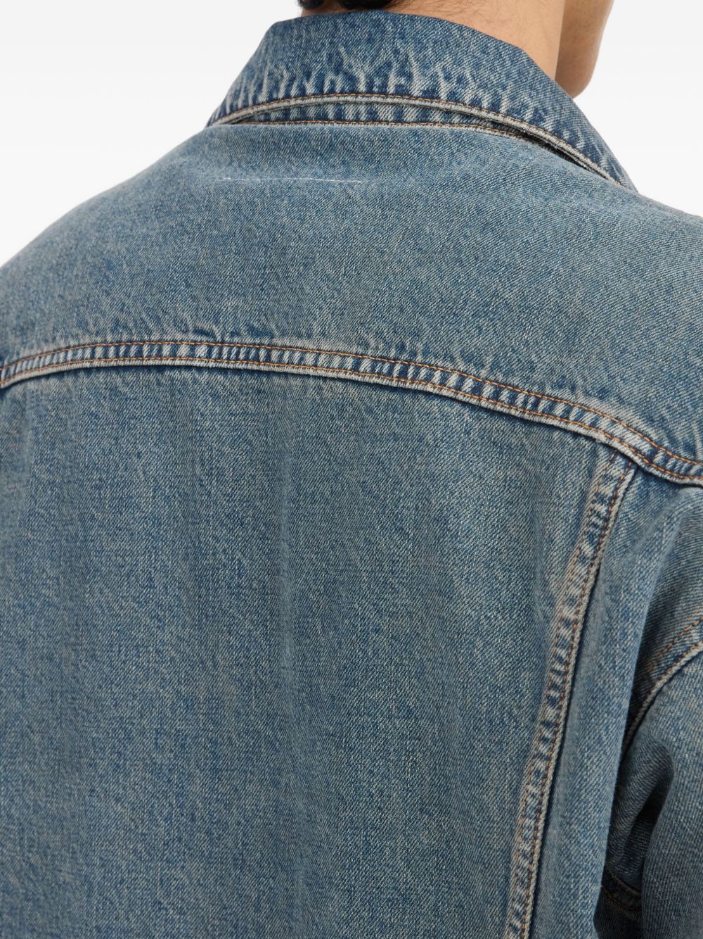 MM6 MAISON MARGIELA Classic Denim Cotton Jacket for Men