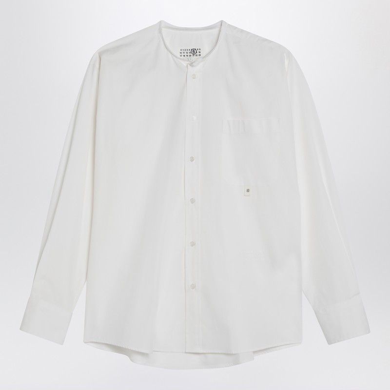 MM6 MAISON MARGIELA Men's Cotton Shirt with Removable Zip Collar
