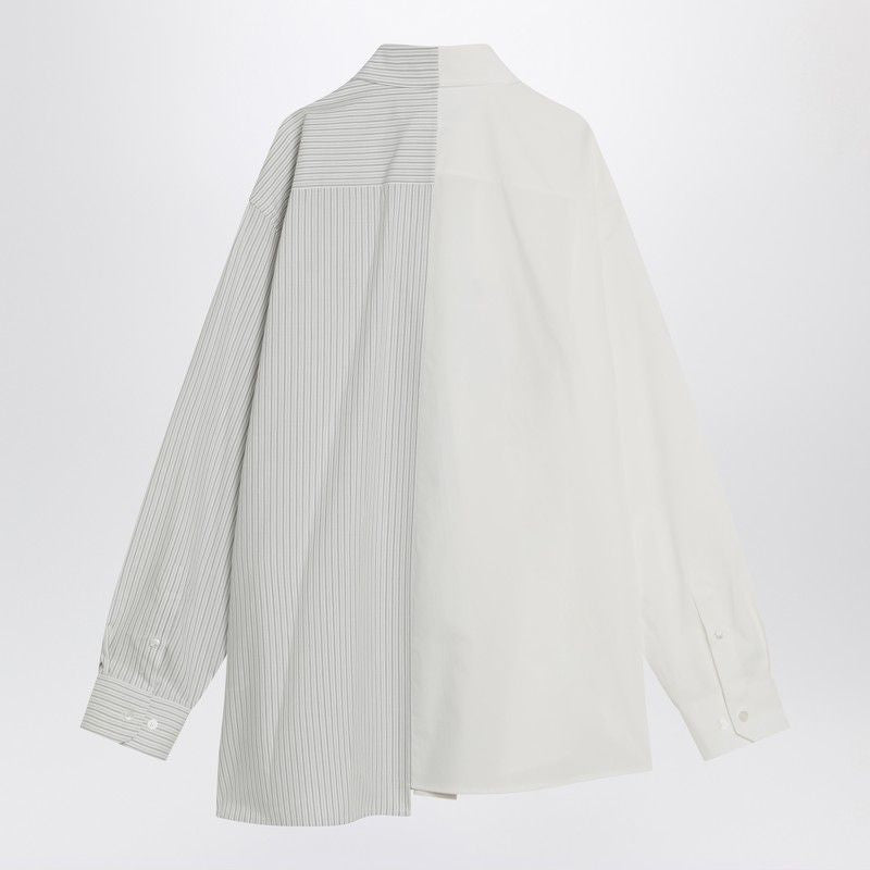 MM6 MAISON MARGIELA Numeric Signature Poplin Shirt with Double Structure Design