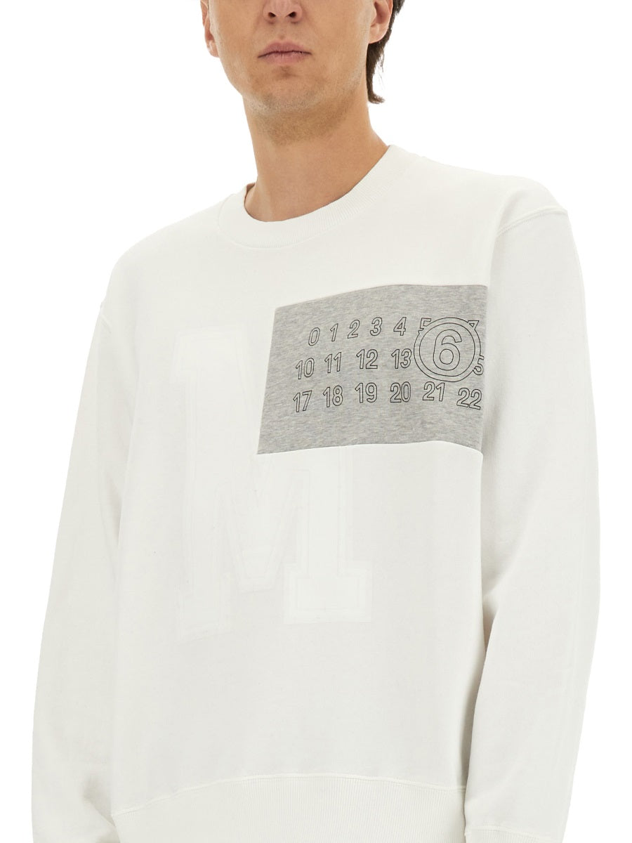 MM6 MAISON MARGIELA Cotton Sweatshirt for Men - FW25 Collection