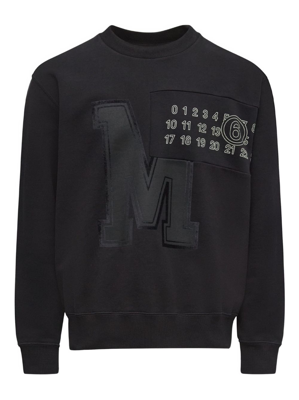 MM6 MAISON MARGIELA Logo Cotton Crewneck Sweatshirt