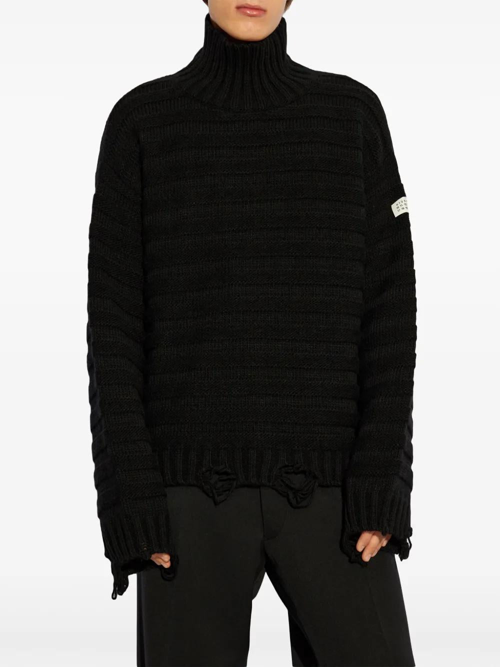 MM6 MAISON MARGIELA Men's Regular Fit High Neck Pullover