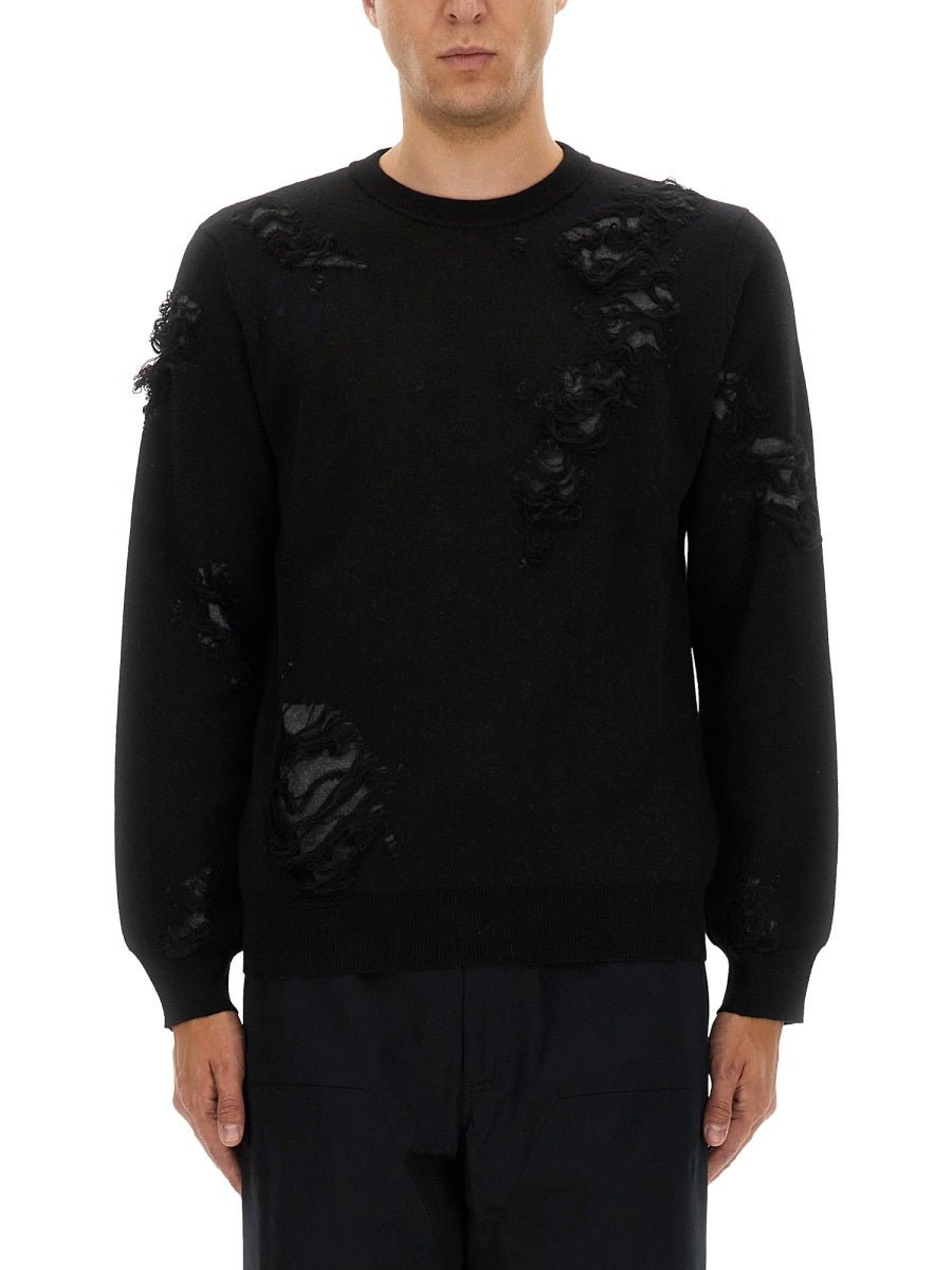 MM6 MAISON MARGIELA Men's Virgin Wool Blend Sweater