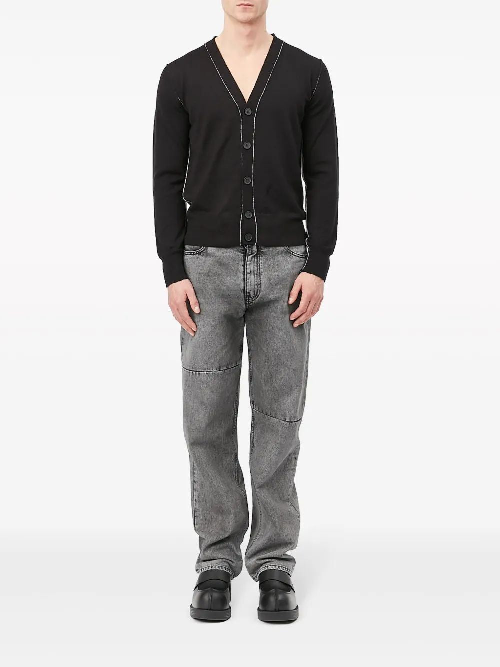MM6 MAISON MARGIELA Men's Oversized Knit Cardigan