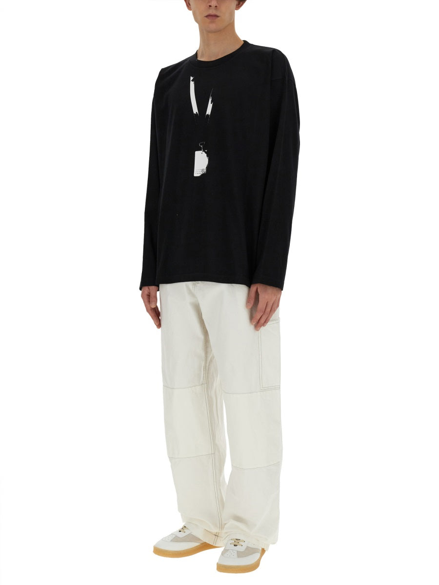 MM6 MAISON MARGIELA Cotton Canvas Pants - Regular Fit