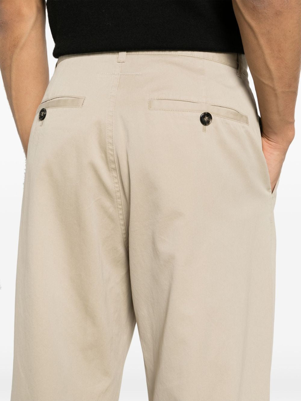 MM6 MAISON MARGIELA Men's Mid-Rise Straight Cut Trousers