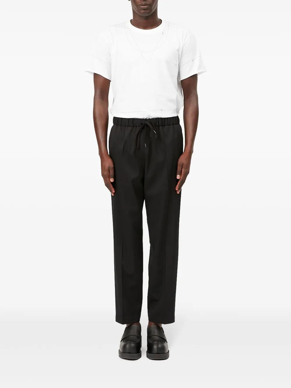 MM6 MAISON MARGIELA Cropped Drawstring Trousers