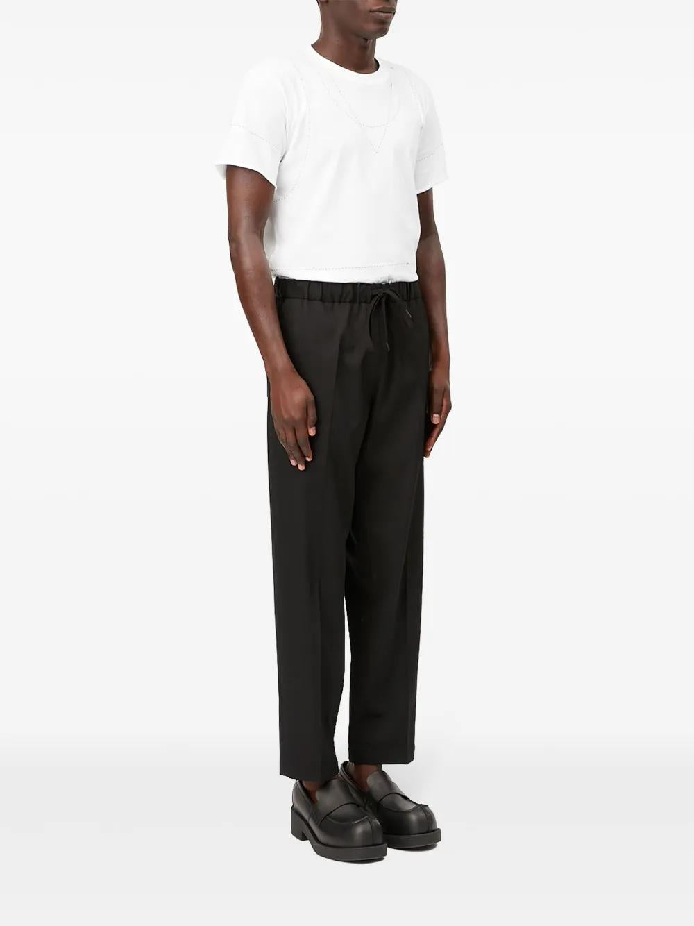 MM6 MAISON MARGIELA Cropped Drawstring Trousers
