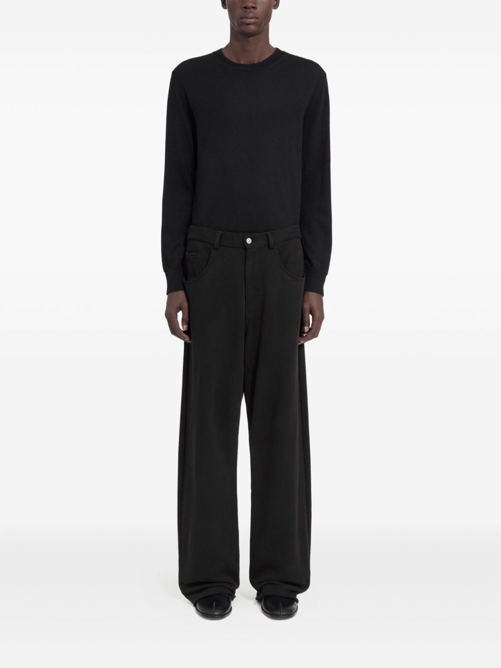 MM6 MAISON MARGIELA Men's Cotton Trousers - Straight Leg Design for FW25