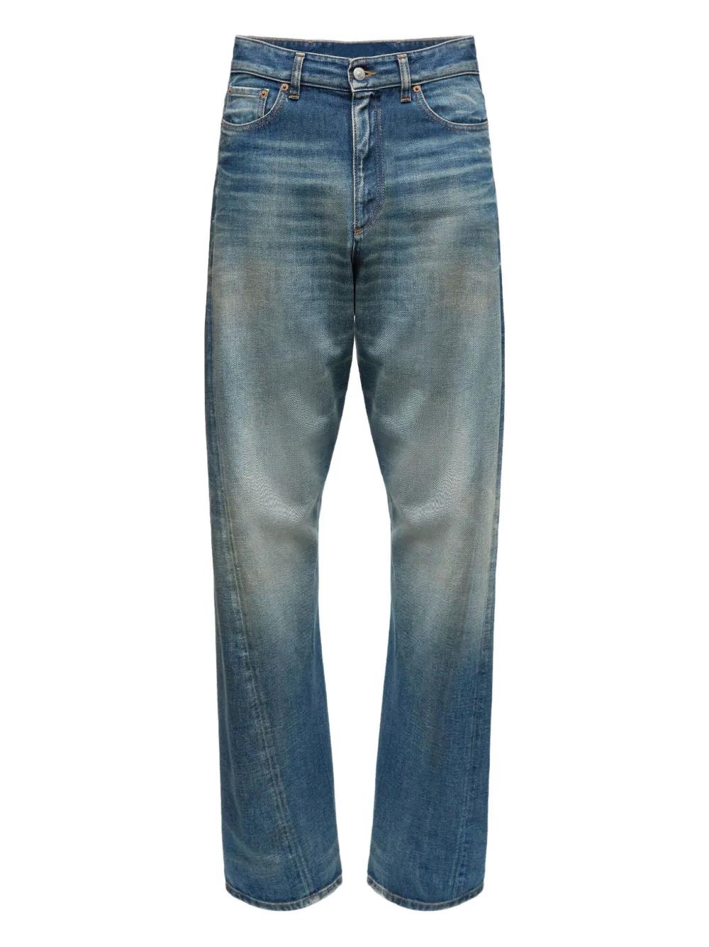 MM6 MAISON MARGIELA Men's Denim Cotton Five-Pocket Jeans