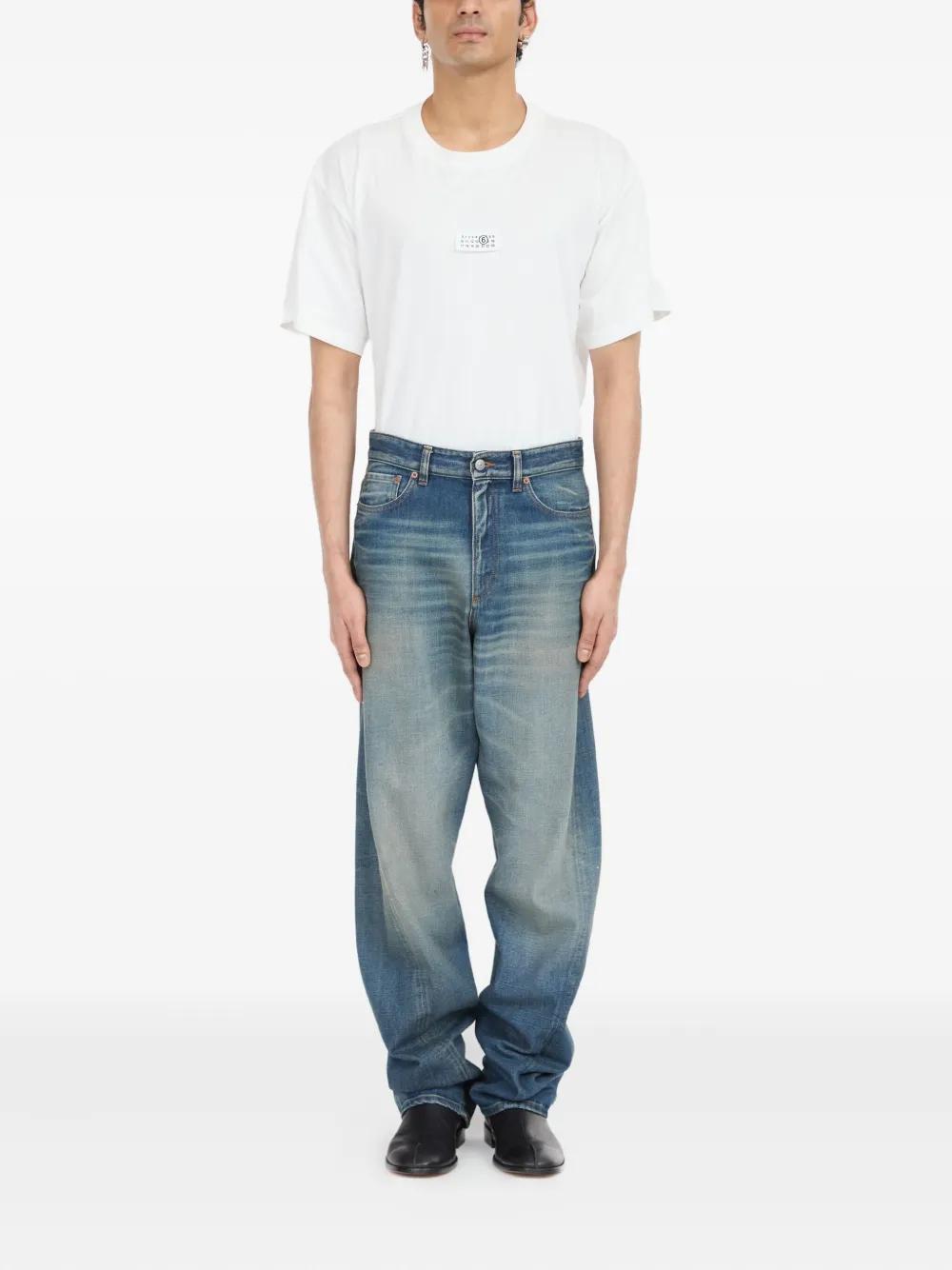 MM6 MAISON MARGIELA Men's Denim Cotton Five-Pocket Jeans