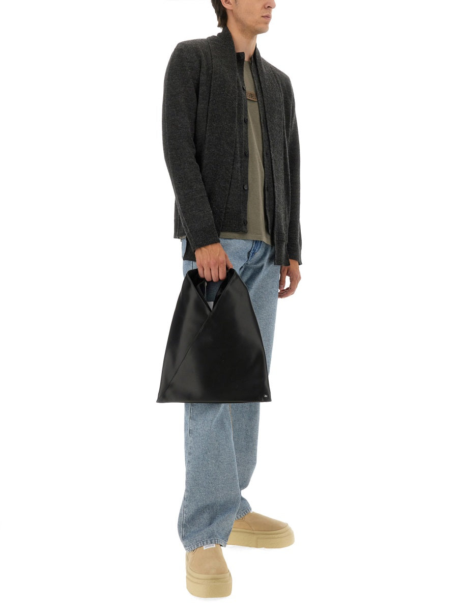 MM6 MAISON MARGIELA Two-Tone Washed Straight Leg Jeans for Men