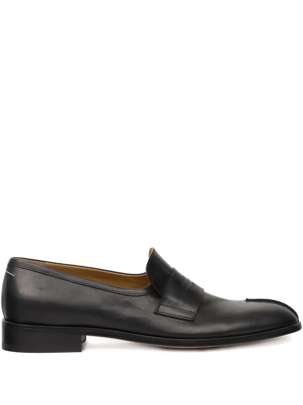 MM6 MAISON MARGIELA Leather Tabi Loafers for Men
