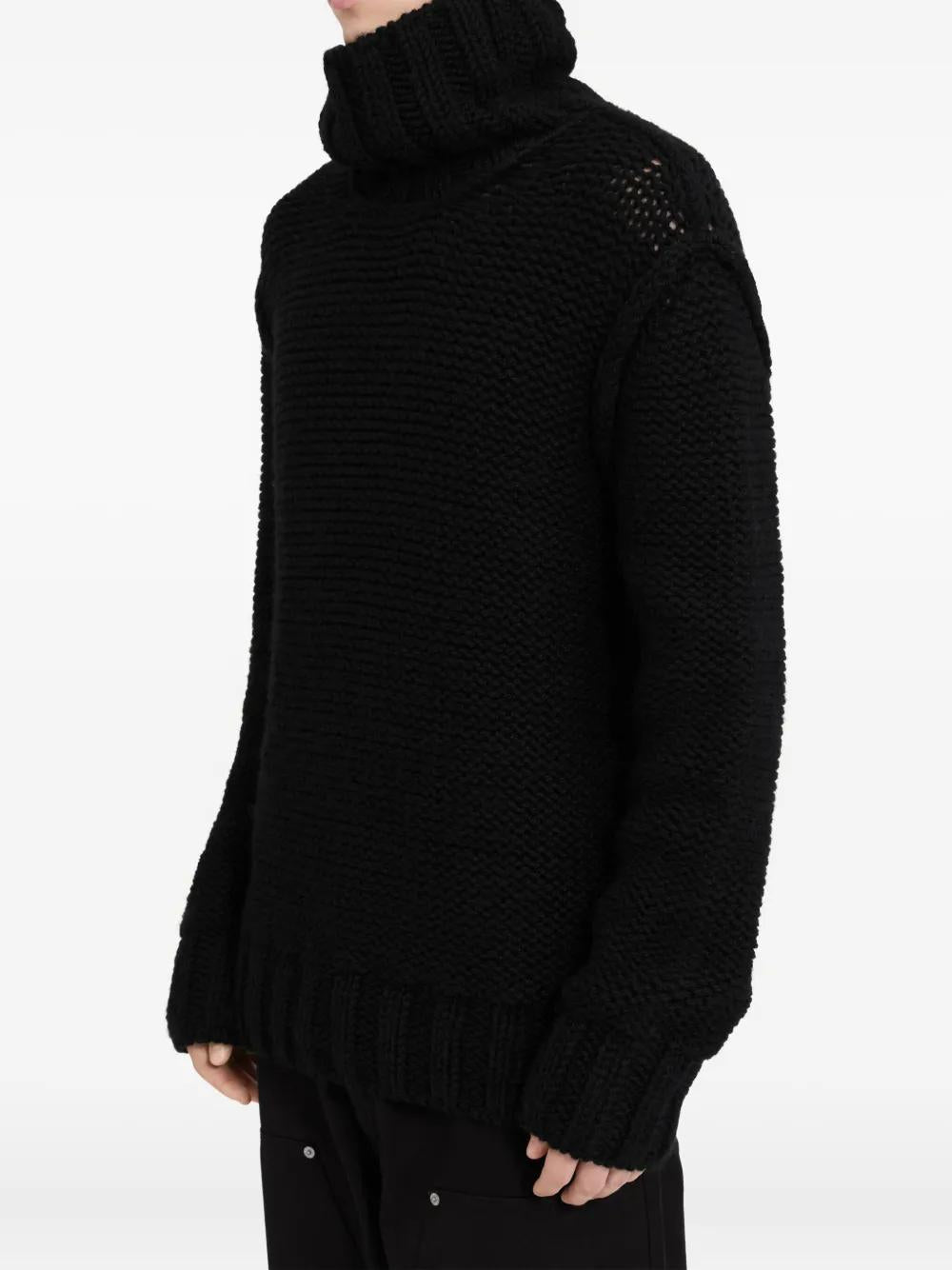 MM6 MAISON MARGIELA Chunky Wool Turtleneck Jumper - Size L