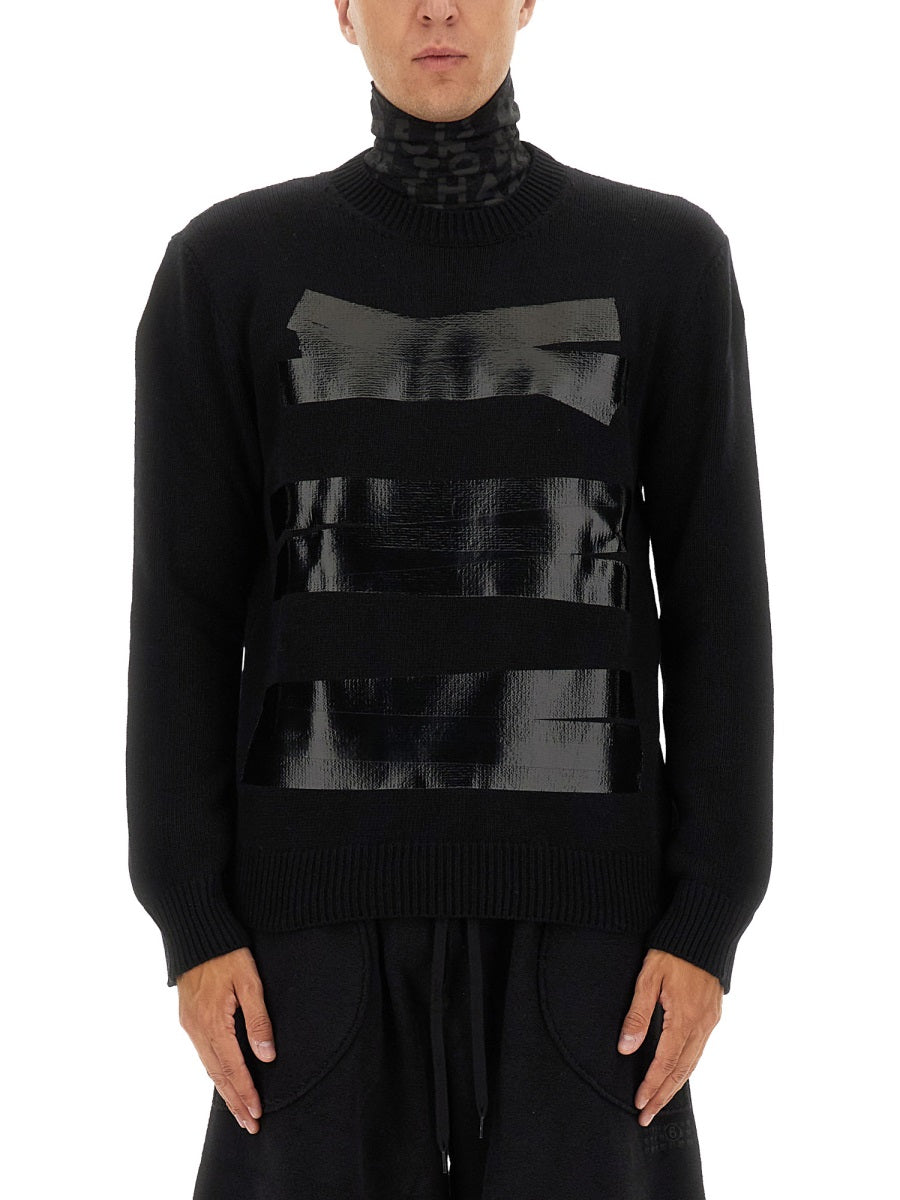 MM6 MAISON MARGIELA Wool Sweatshirt for Men - FW25 Collection