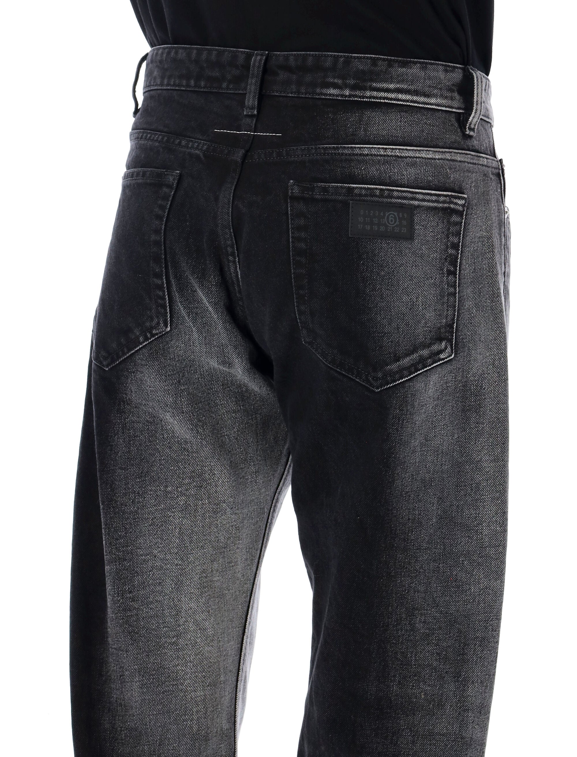 MM6 MAISON MARGIELA Timeless Faded Straight-Leg Jeans