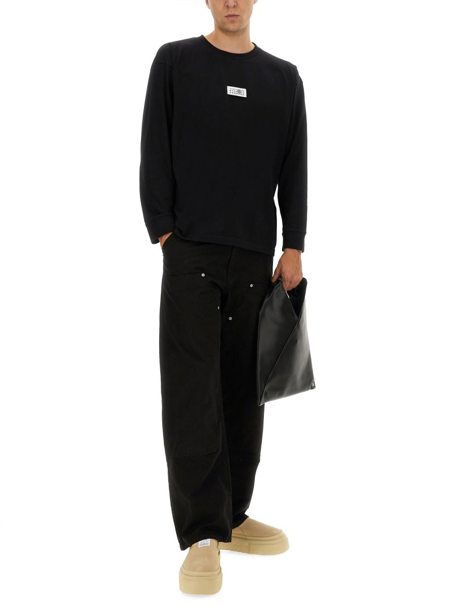 MM6 MAISON MARGIELA Cotton Trousers for Men - FW25 Collection