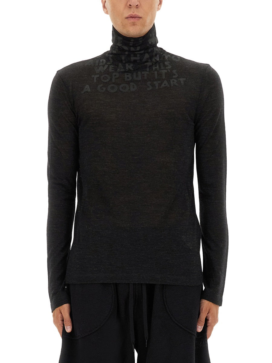 MM6 MAISON MARGIELA Wool T-Shirt for Men - Fall/Winter 2025