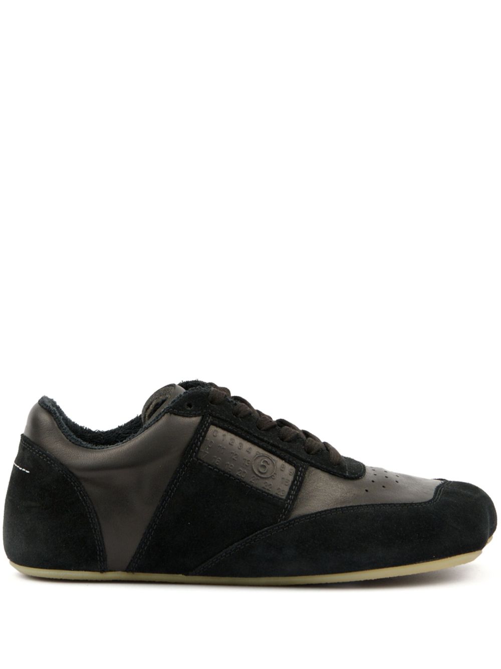 MM6 MAISON MARGIELA Premium Leather Sneakers for Men - FW25 Collection