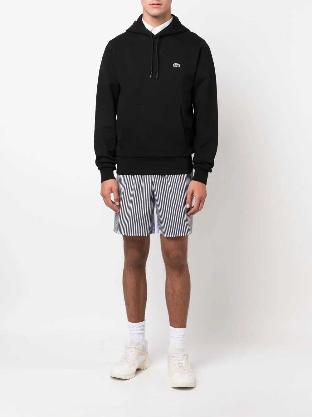 LACOSTE Classic Fit Fleece Hoodie