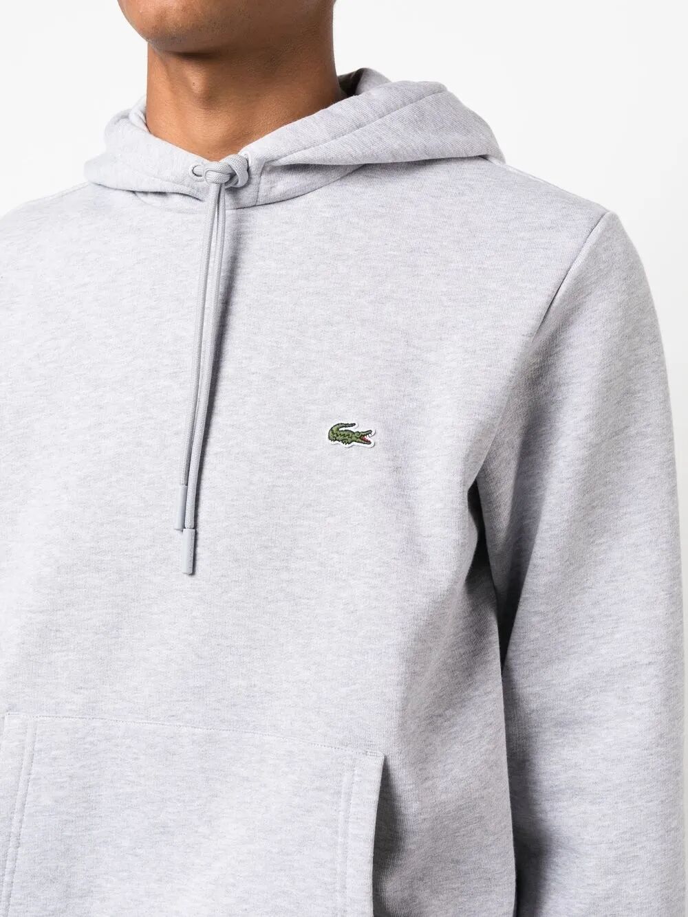 LACOSTE Classic Fit Fleece Hoodie for Men - Fall/Winter 2025