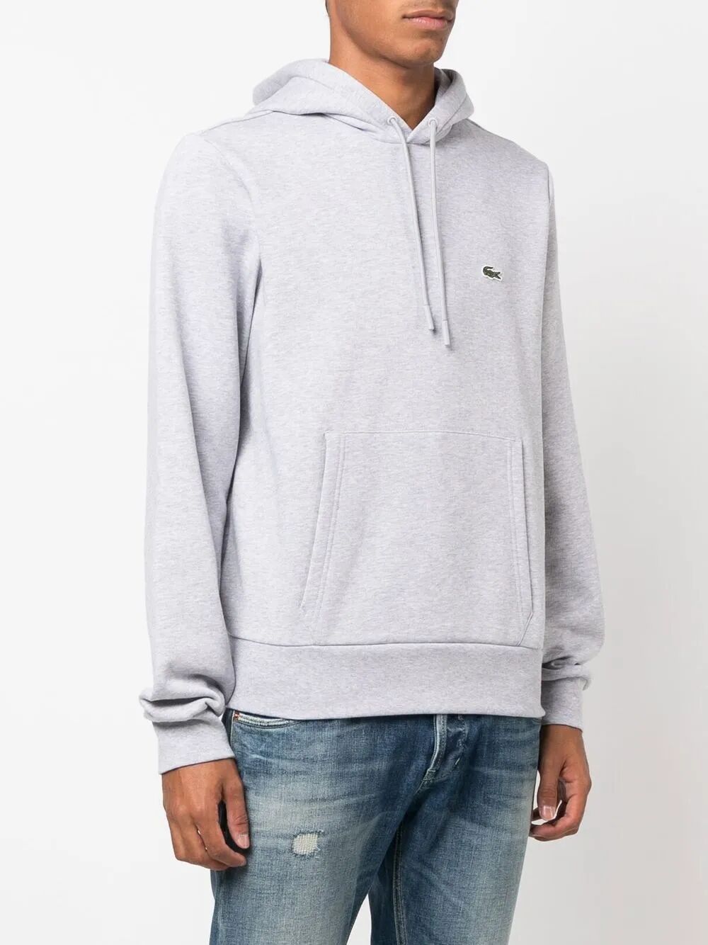 LACOSTE Classic Fit Fleece Hoodie for Men - Fall/Winter 2025