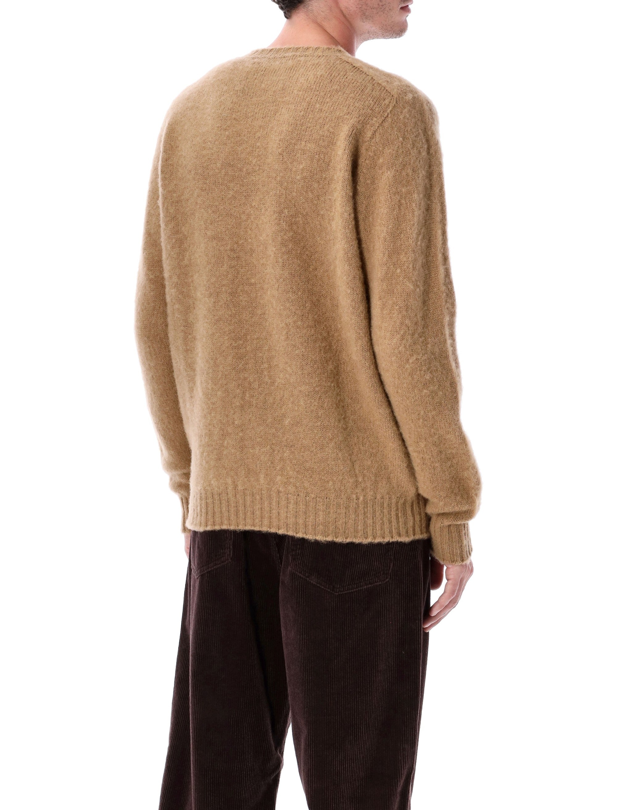 HOWLIN Shaggy Bear Wool Crewneck Sweater - Size L