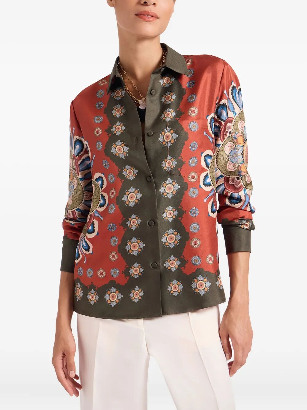 LA DOUBLE J Boy Shirt - Women's Silk Shirt