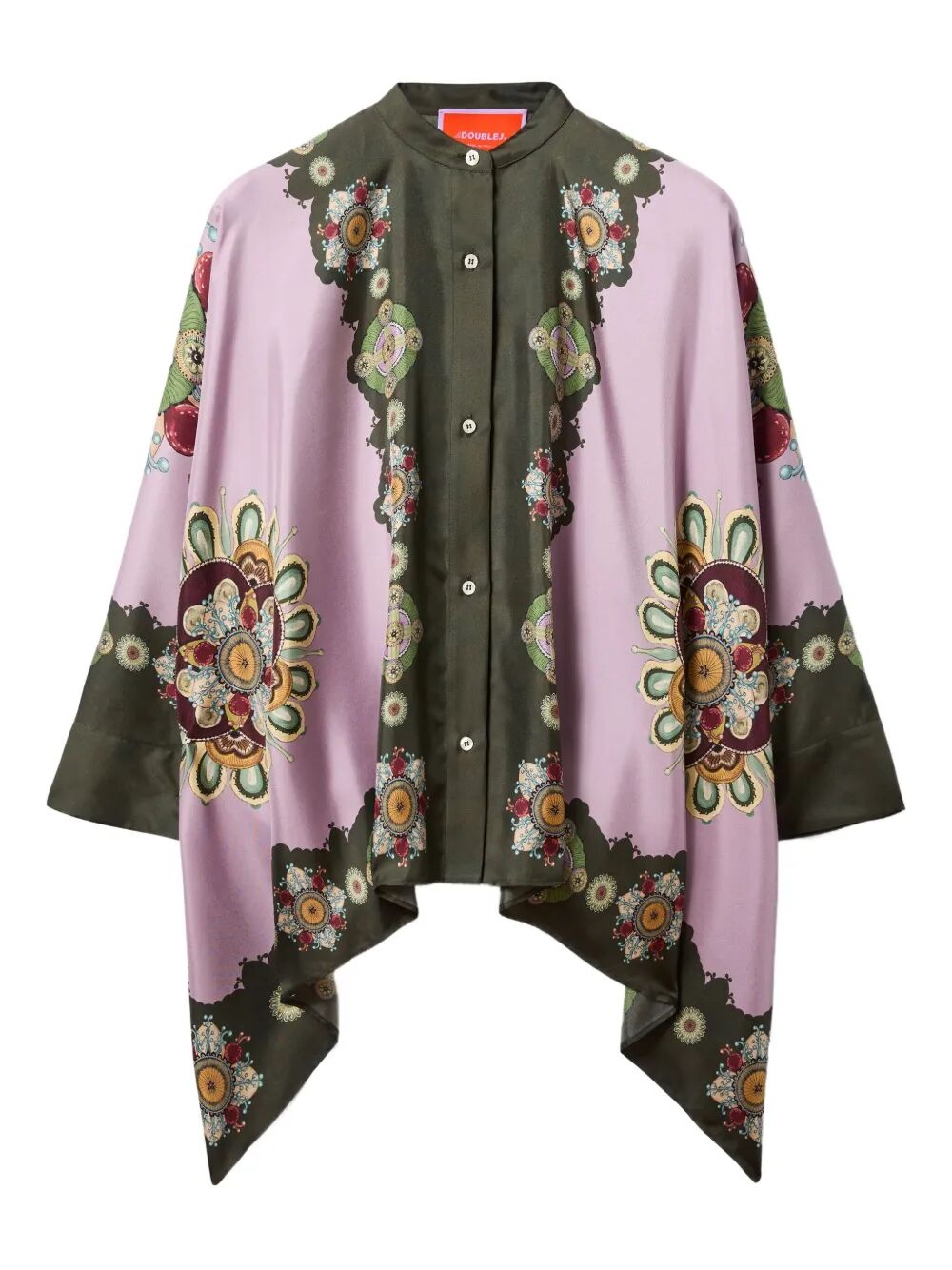 LA DOUBLE J Foulard Style Shirt – Women’s Silk Classic Fit