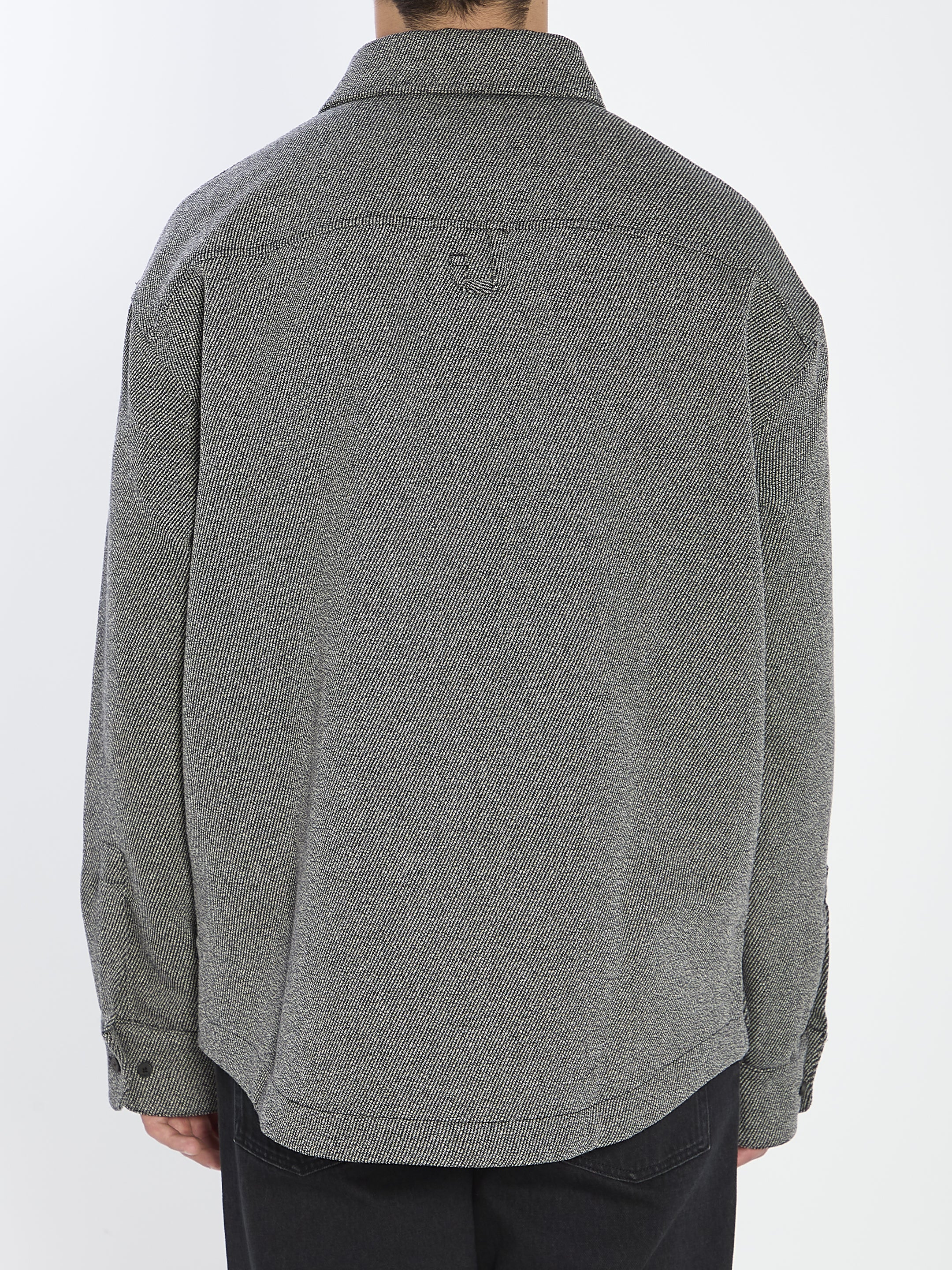 JACQUEMUS Oversized Wool Blend Shirt - Size 52