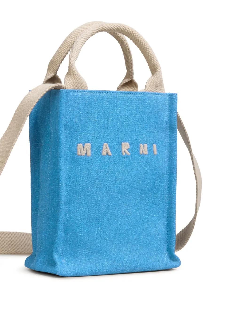 MARNI Mini Denim Tote Handbag