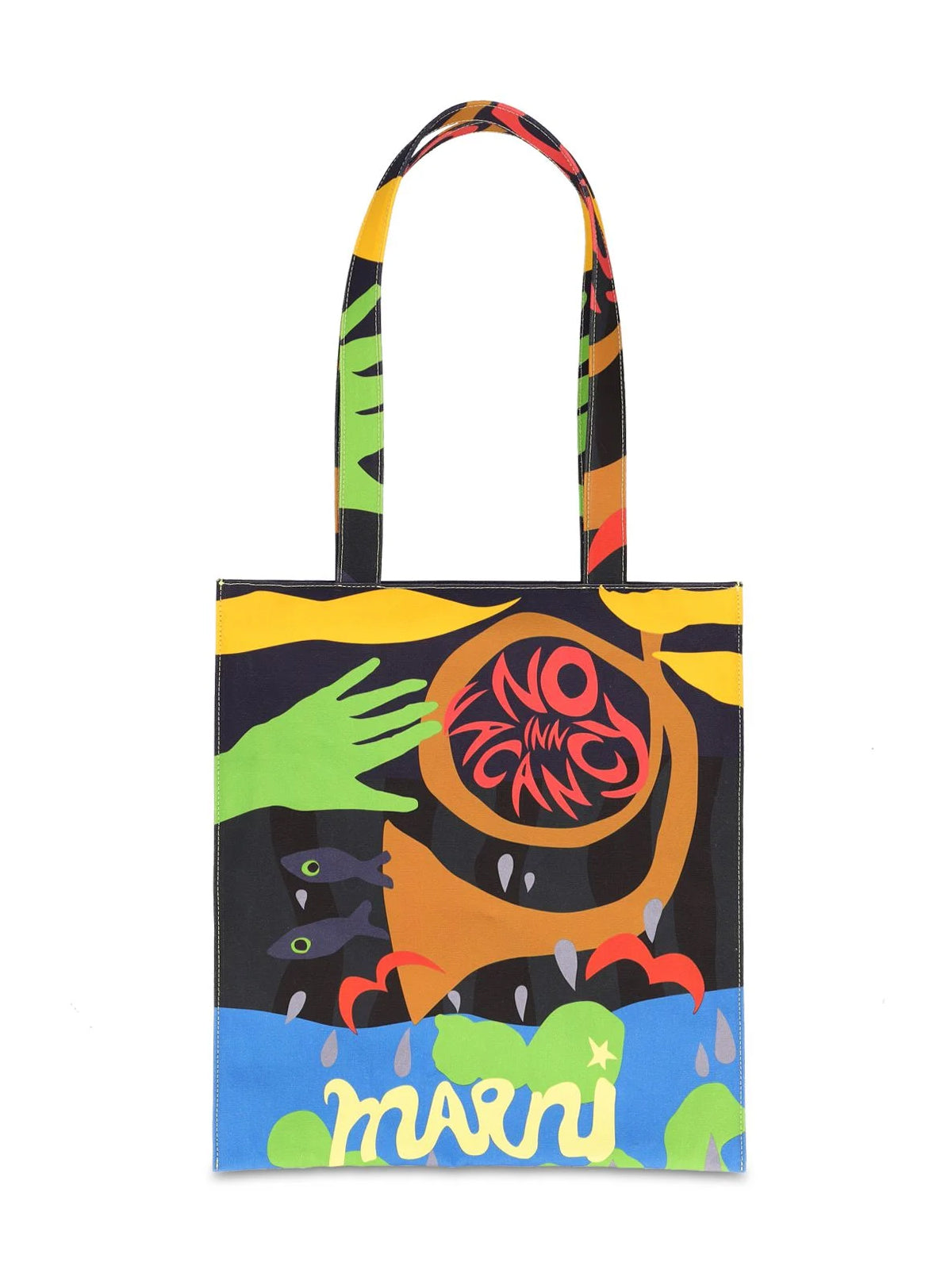 MARNI Logo Tote Handbag 40x27x1 CM