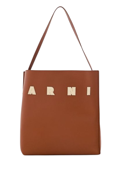 MARNI Luxurious 100% Leather Handbag - Mini Size